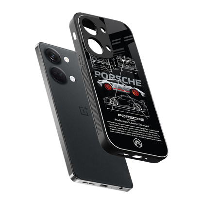 911 gt3 rs back phone cover | glass case for oneplus nord 3