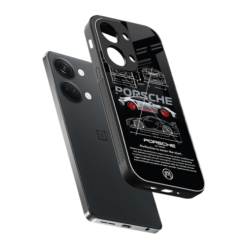 911 gt3 rs back phone cover | glass case for oneplus nord 3