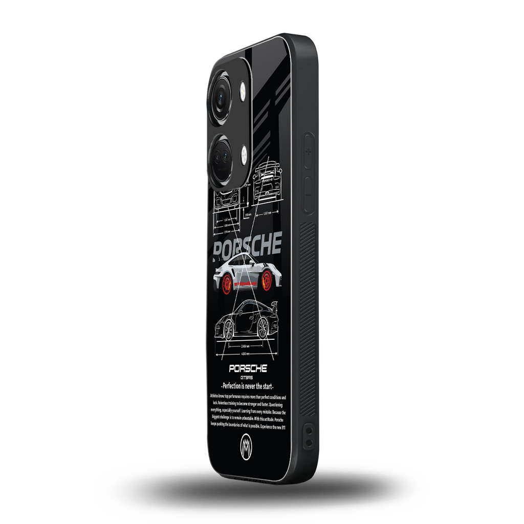 911 gt3 rs back phone cover | glass case for oneplus nord 3