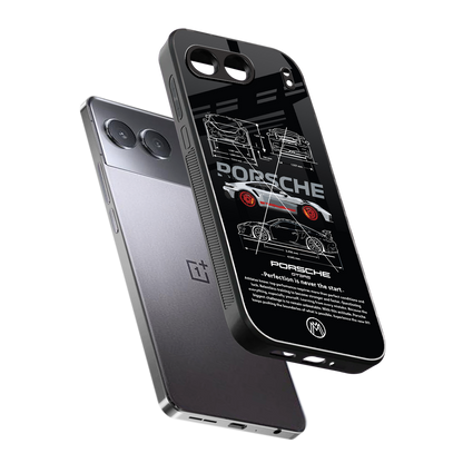 911 gt3 rs back phone cover | glass case for oneplus nord 4