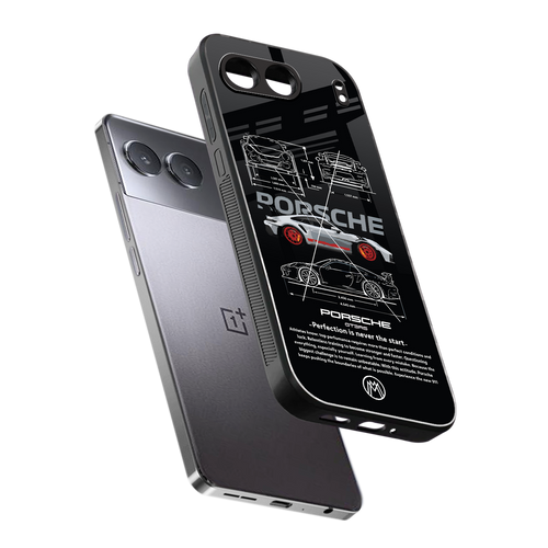 911 gt3 rs back phone cover | glass case for oneplus nord 4