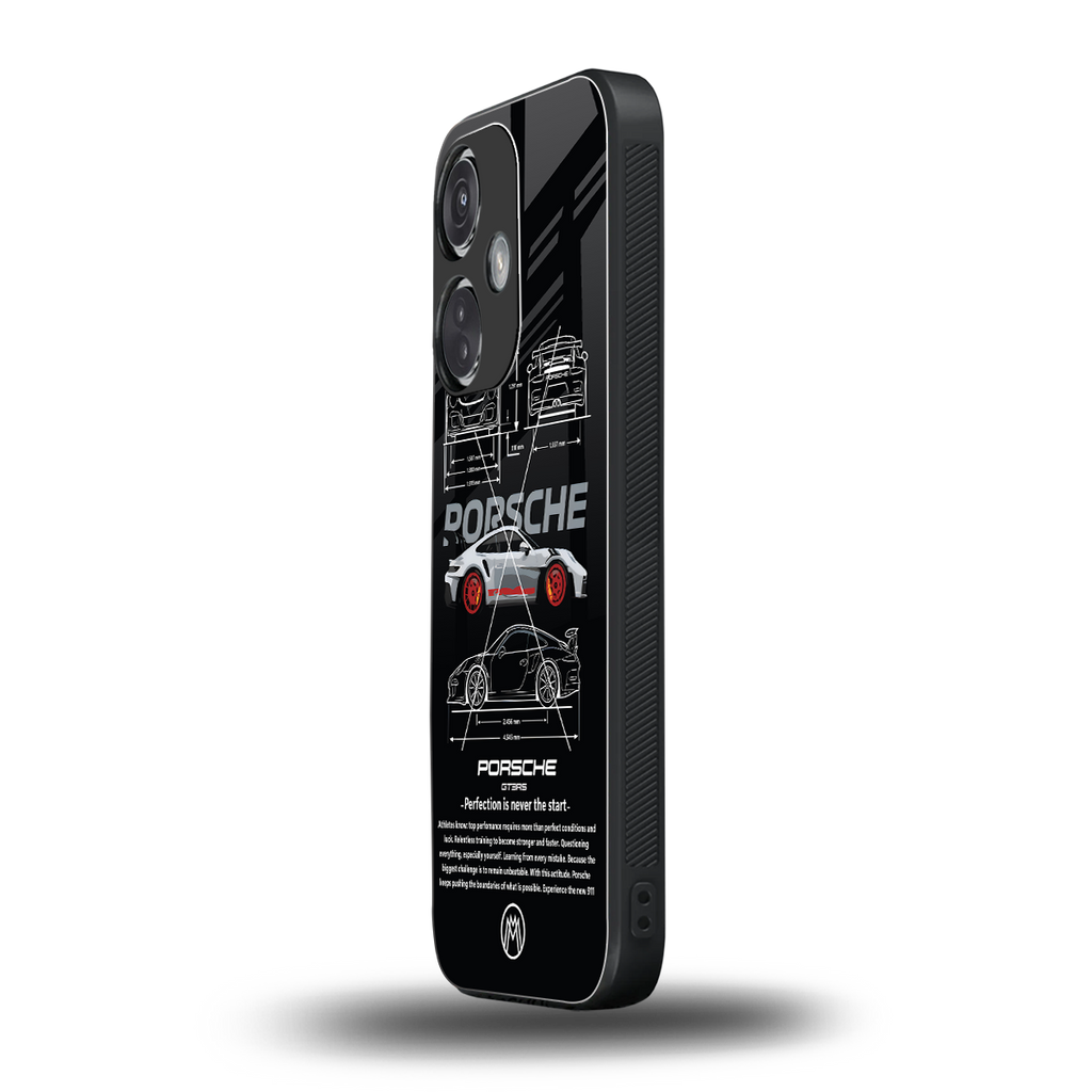 911 gt3 rs back phone cover | glass case for oneplus nord ce 3