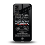 911 gt3 rs back phone cover | glass case for oneplus nord ce 4 lite