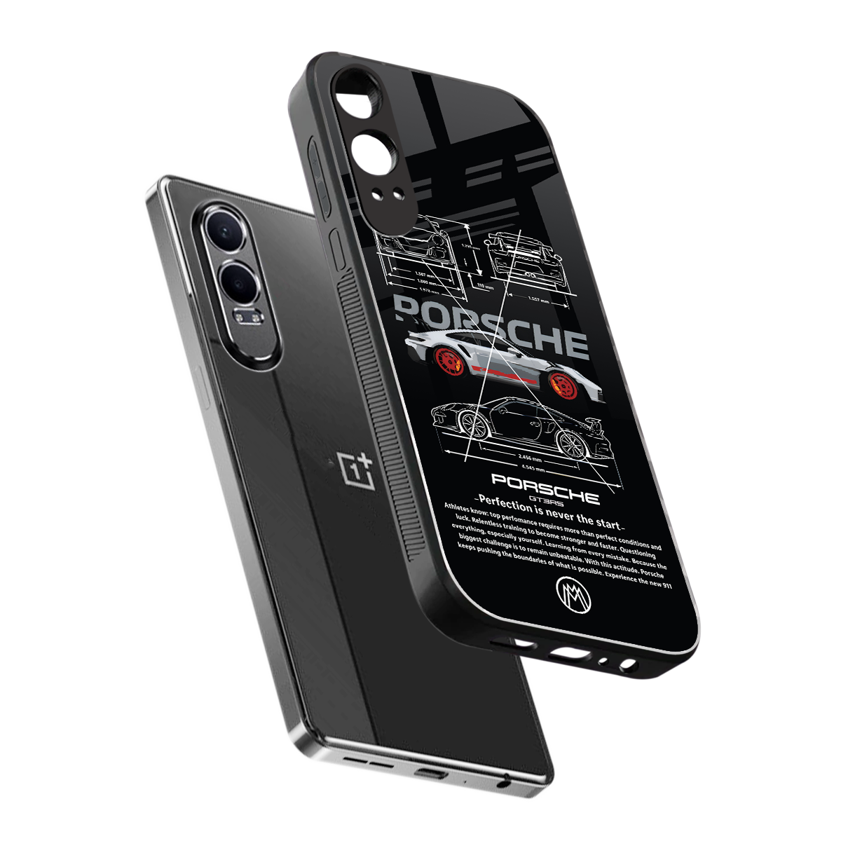 911 gt3 rs back phone cover | glass case for oneplus nord ce 4 lite