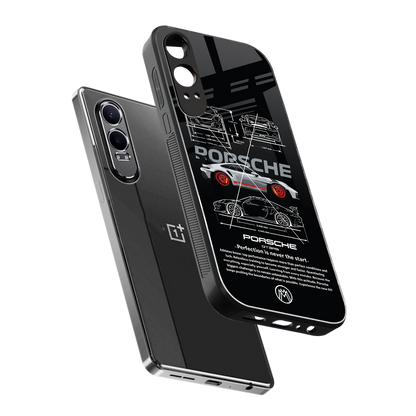 911 gt3 rs back phone cover | glass case for oneplus nord ce 4 lite