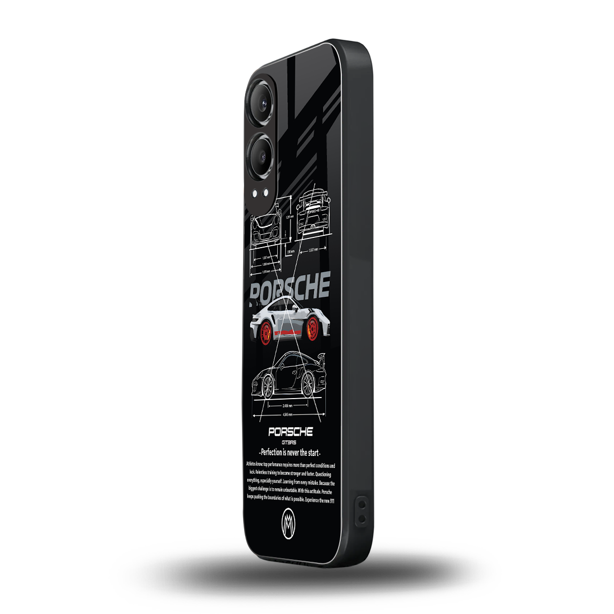 911 gt3 rs back phone cover | glass case for oneplus nord ce 4 lite