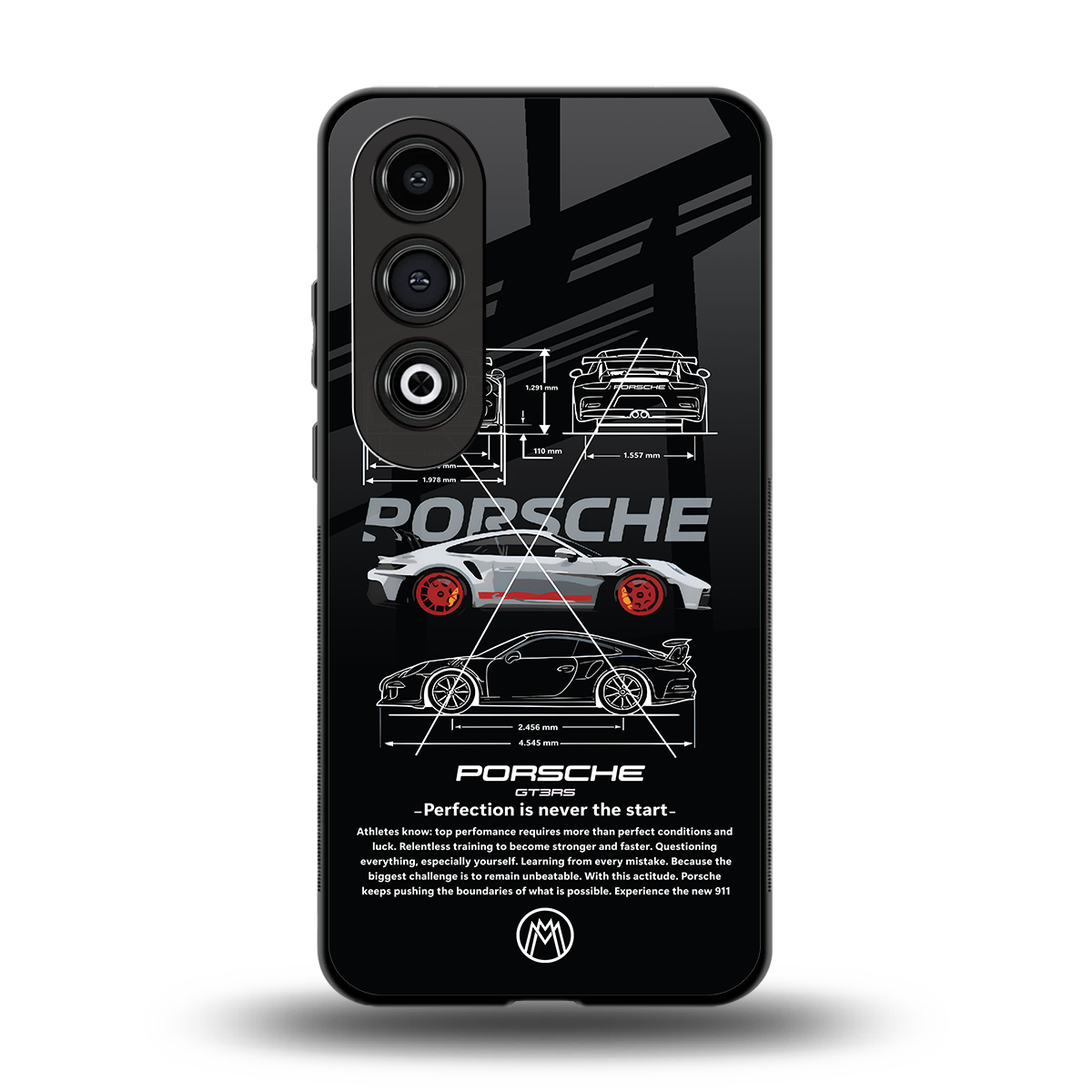 911 gt3 rs back phone cover | glass case for oneplus nord ce 4