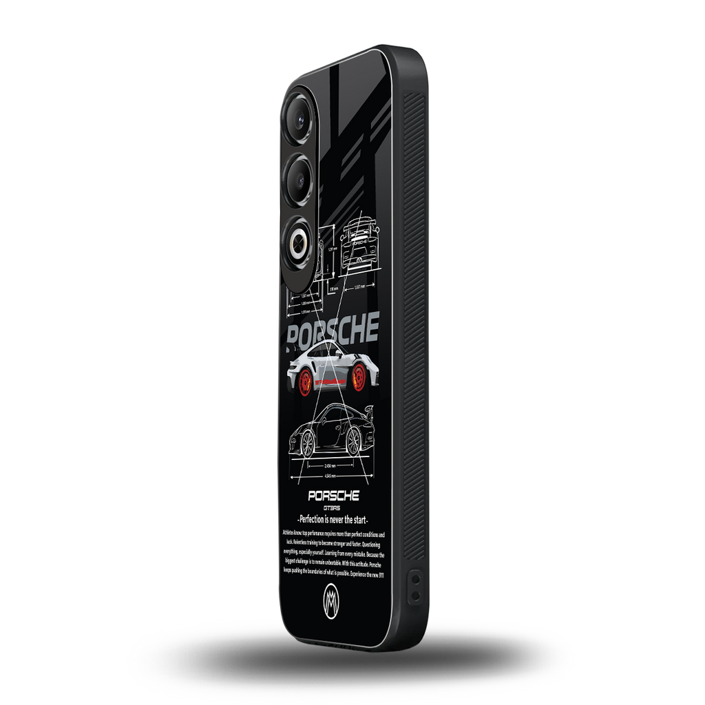 911 gt3 rs back phone cover | glass case for oneplus nord ce 4
