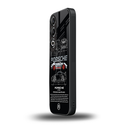 911 gt3 rs back phone cover | glass case for oneplus nord ce 4