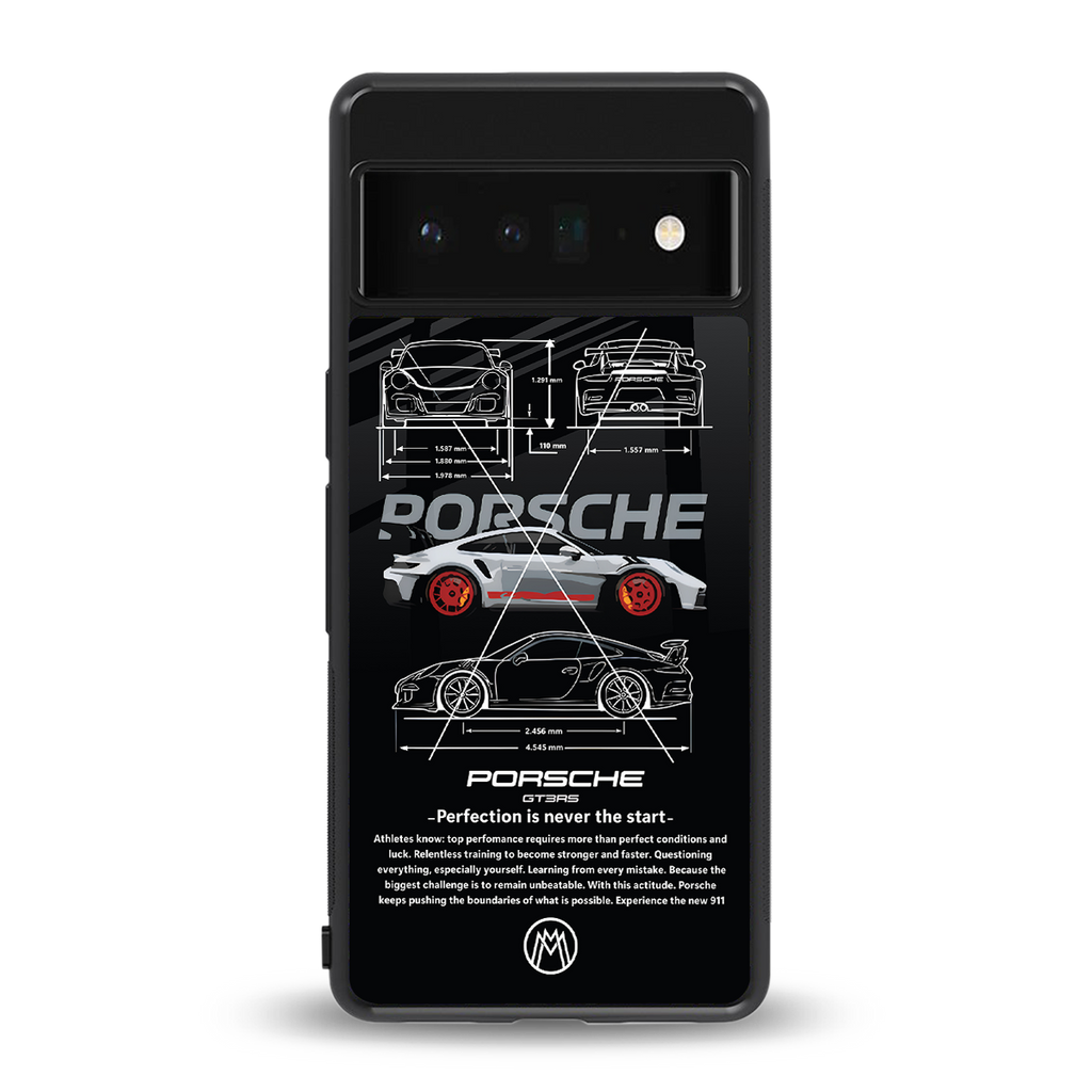 911 gt3 rs back phone cover | glass case for google pixel 6 pro