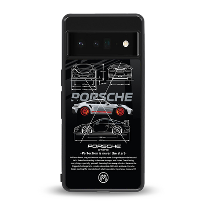 911 gt3 rs back phone cover | glass case for google pixel 6 pro