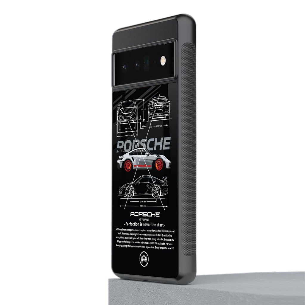 911 gt3 rs back phone cover | glass case for google pixel 6 pro