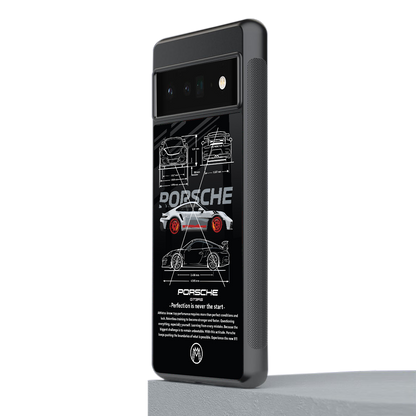 911 gt3 rs back phone cover | glass case for google pixel 6 pro