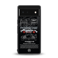 911 gt3 rs back phone cover | glass case for google pixel 6