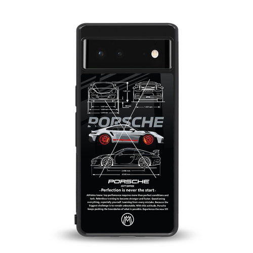 911 gt3 rs back phone cover | glass case for google pixel 6