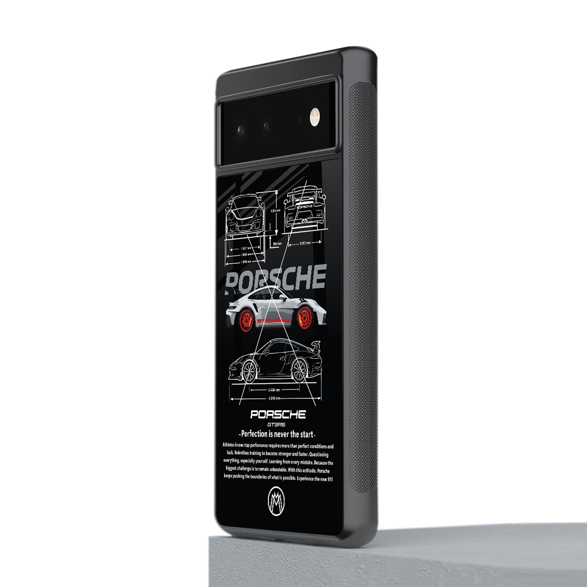 911 gt3 rs back phone cover | glass case for google pixel 6