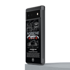911 gt3 rs back phone cover | glass case for Google Pixel 6A