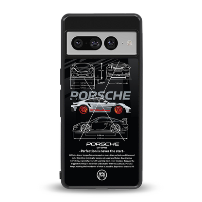 911 gt3 rs back phone cover | glass case for google pixel 7 pro