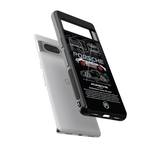 911 gt3 rs back phone cover | glass case for google pixel 7 pro