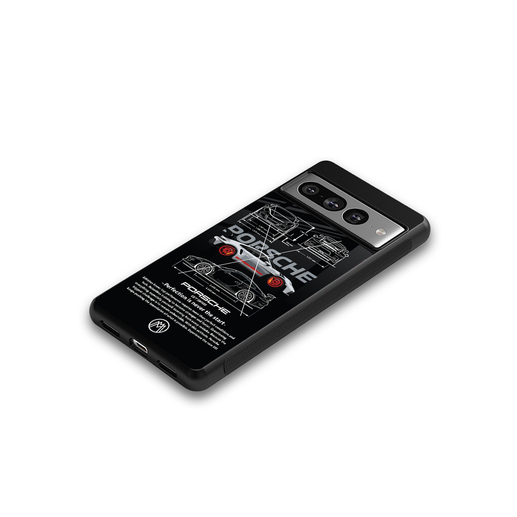 911 gt3 rs back phone cover | glass case for google pixel 7 pro