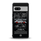 911 gt3 rs back phone cover | glass case for Google Pixel 7