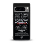 911 gt3 rs back phone cover | glass case for google pixel 8 pro