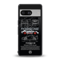 911 gt3 rs back phone cover | glass case for Google Pixel 8