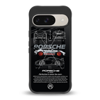 911 gt3 rs back phone cover | glass case for google pixel 9