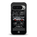 911 gt3 rs back phone cover | glass case for google pixel 9 pro xl