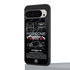 911 gt3 rs back phone cover | glass case for google pixel 9 pro
