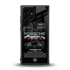 911 gt3 rs back phone cover | glass case for samsung galaxy s23 ultra