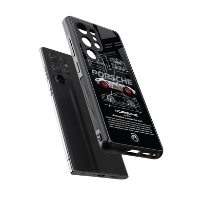 911 gt3 rs back phone cover | glass case for samsung galaxy s25 ultra
