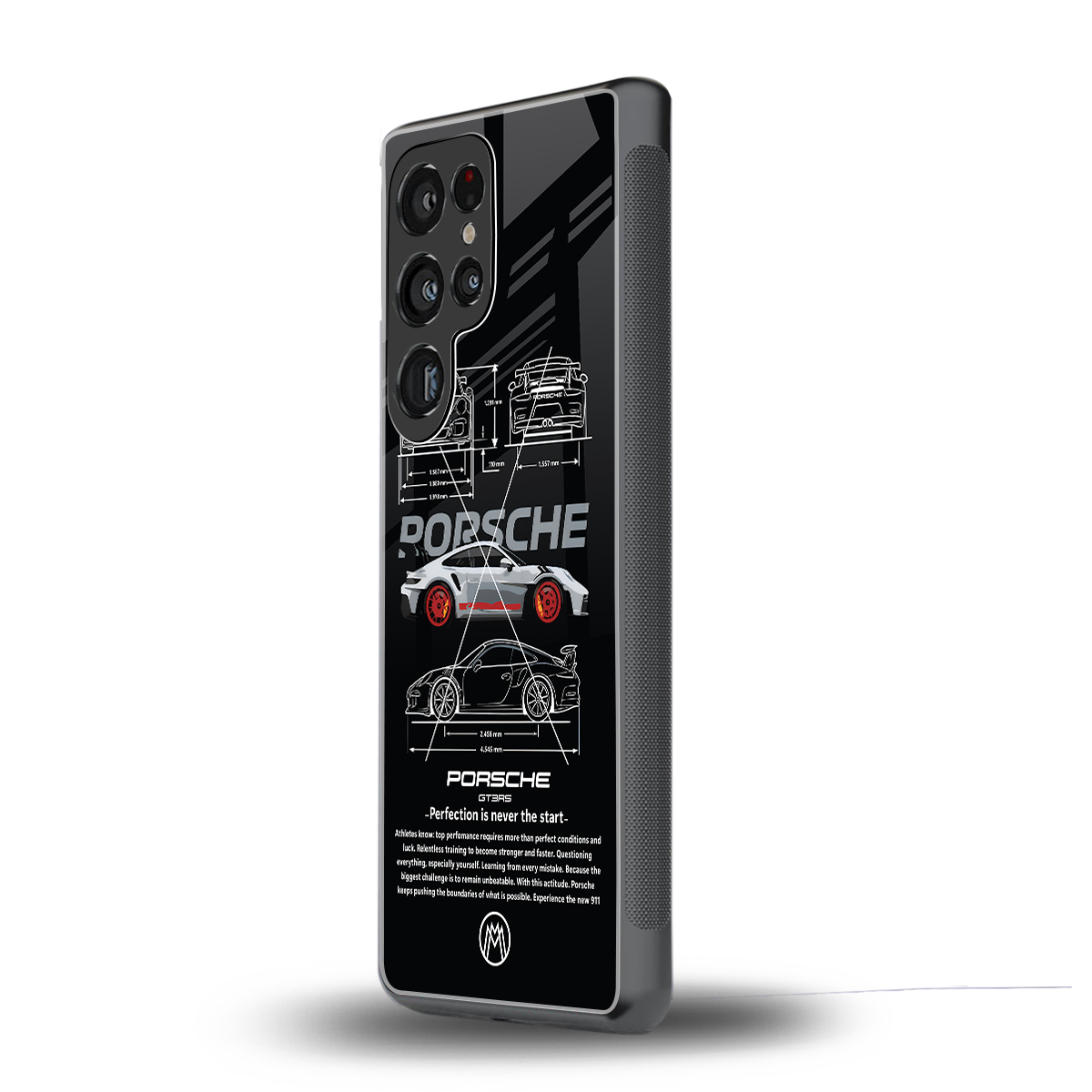 911 gt3 rs back phone cover | glass case for samsung galaxy s25 ultra