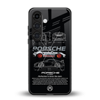 911 gt3 rs back phone cover | glass case for samsung galaxy s23 plus