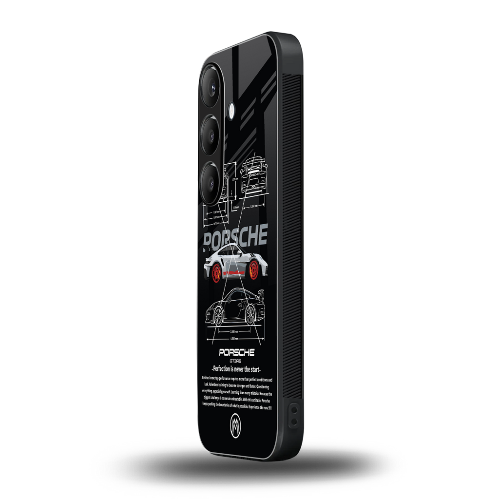 911 gt3 rs back phone cover | glass case for samsung galaxy s24