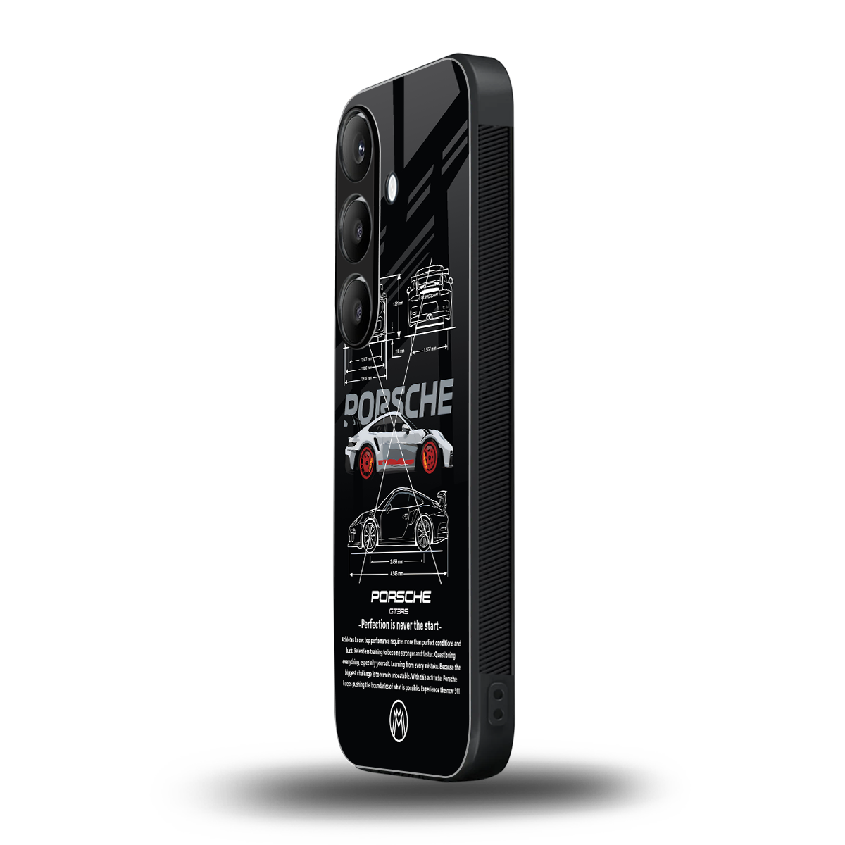911 gt3 rs back phone cover | glass case for samsung galaxy s25