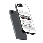911 gt3 rs white back phone cover | glass case for iphone 16e