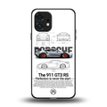 911 gt3 rs white back phone cover | glass case for nothing phone 1