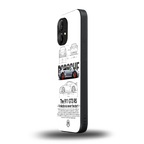 911 gt3 rs white back phone cover | glass case for nothing phone 1