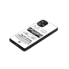 911 gt3 rs white back phone cover | glass case for nothing phone 1