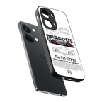 911 gt3 rs white back phone cover | glass case for oneplus nord 3