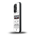 911 gt3 rs white back phone cover | glass case for oneplus nord 3