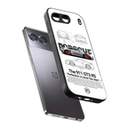 911 gt3 rs white back phone cover | glass case for oneplus nord 4