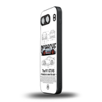 911 gt3 rs white back phone cover | glass case for oneplus nord 4