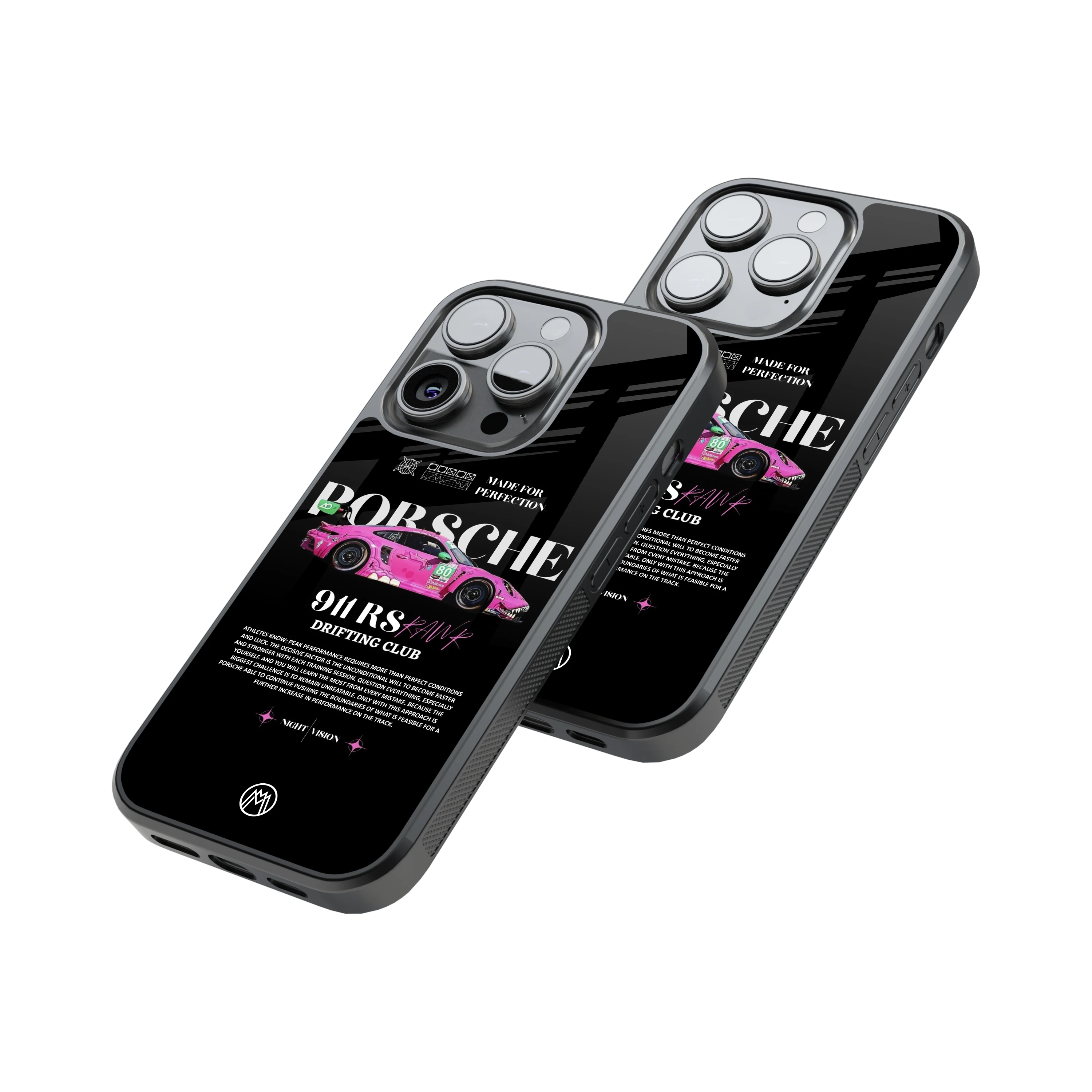 Protective Glass Back Phone Case Compatible with iPhone, Samsung, OnePlus, Pixel & More