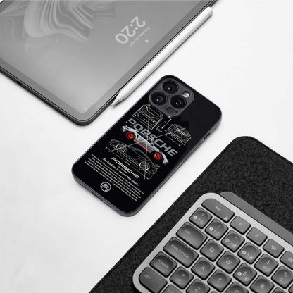 911 gt3 rs back phone cover | glass case for samsung galaxy s24 ultra