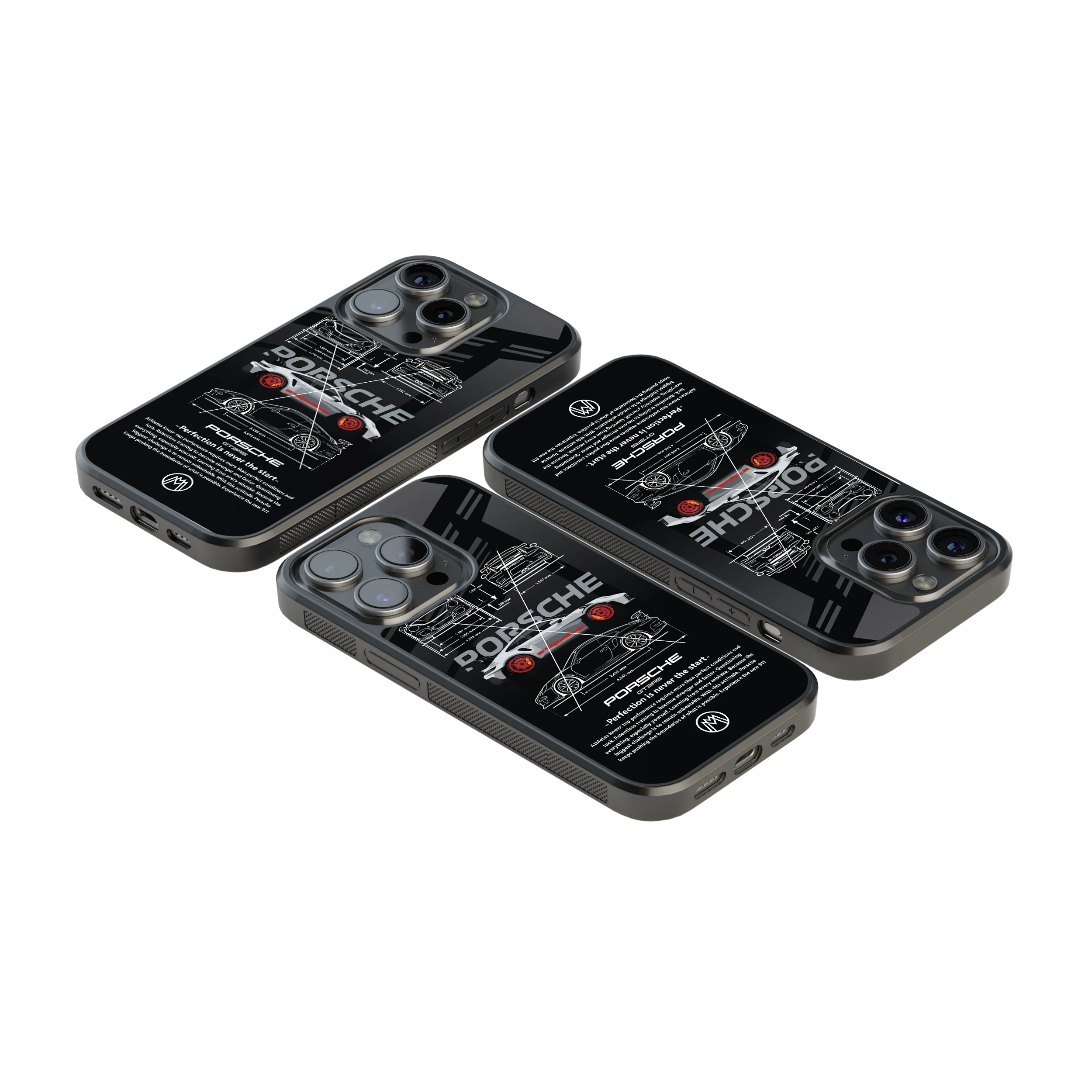 Luxury Glass Back Mobile Cover for iPhone, Samsung Galaxy, OnePlus, Pixel, Redmi & More