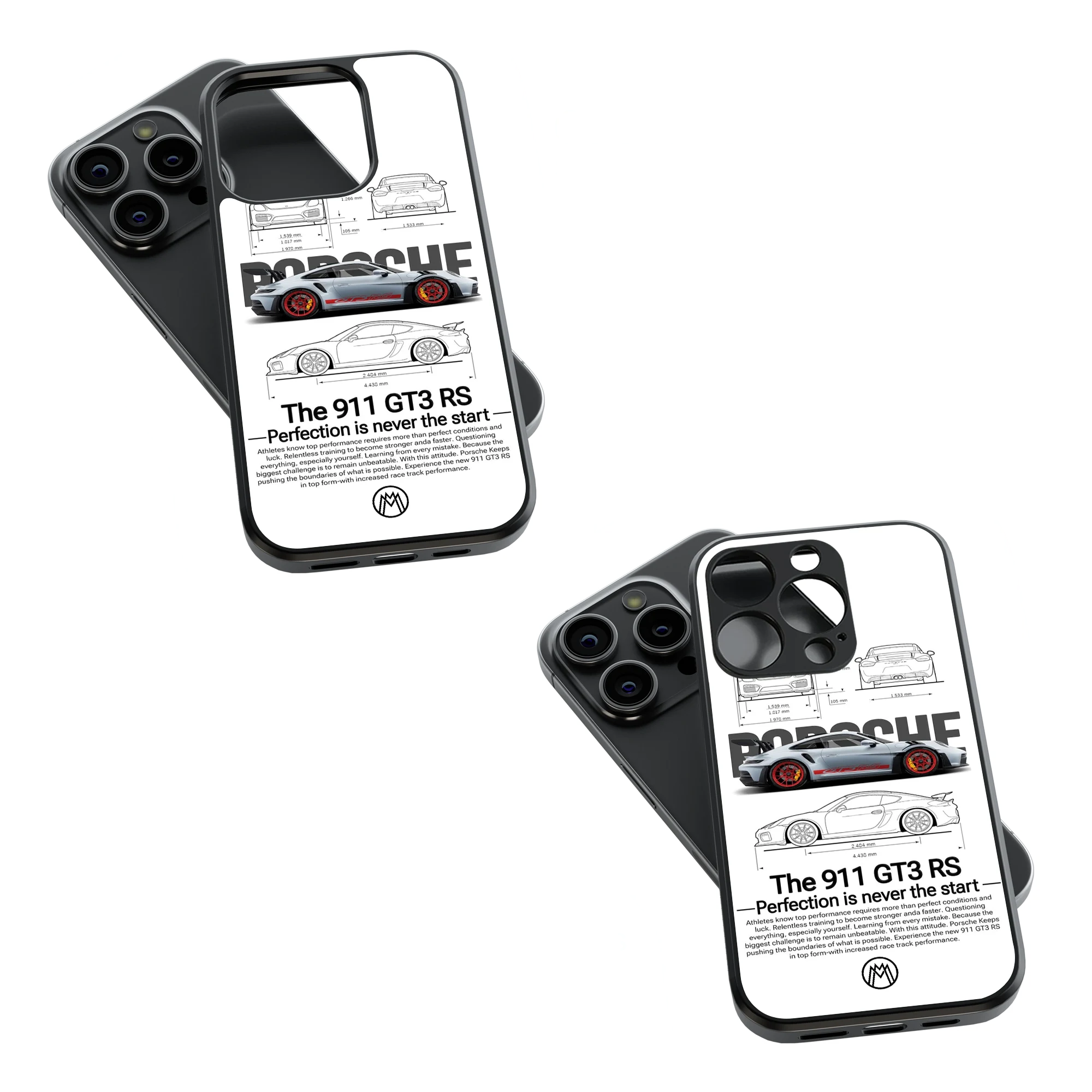 Trendy Glass Back Mobile Case for iPhone, Samsung, Redmi, OnePlus, Google Pixel, Motorola