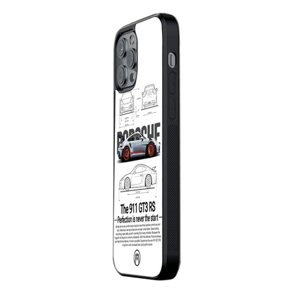 Slim Glass Back Phone Case for Multiple Brands – iPhone, Samsung, Redmi, OnePlus, Oppo, Vivo