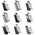 Durable Glass Back Mobile Case for iPhone, Samsung, OnePlus, Google Pixel, Redmi, Vivo, Oppo